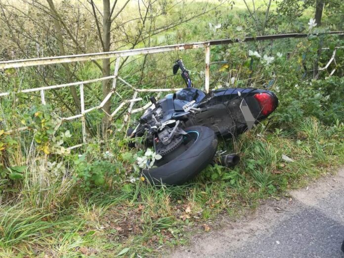 wypadek motocyklista