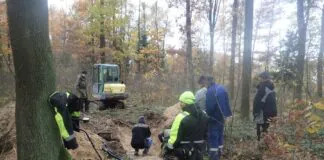 Odkryli grób niemieckiego dezertera prace ekshumacyjne stowarzyszenie pomost