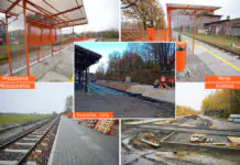 Stan zaawansowania prac na stacjach kolejowych do Świeradowa- Zdroju stacja pociag kolej świeradów