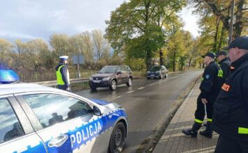 Policyjne szkolenie dla przyszłych strażaków OSP