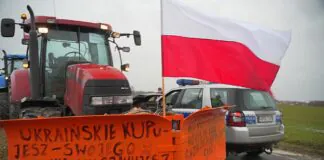 Rolnicy blokują drogę krajową nr 30