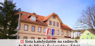 lista kandydatów na radnych do rady miasta świeradów zdrój wybory 2024