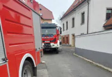 Akcja straży pożarnej w Mirsku