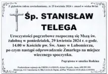 Odszedł od nas Śp. Stanisław Telega