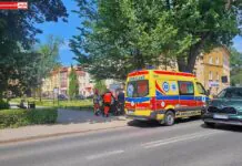 Kolizja na skrzyżowaniu w Lwówku Śląskim