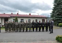 Wizyta uczniów z klas mundurowych z ZS w Lubomierzu w Zakładzie Karnym w Zarębie