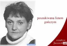 Kobieta poszukiwana listem gończym