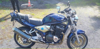 Skradziono motocykl Suzuki Bandit