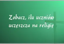 Coraz mniej uczniów uczęszcza na lekcje religii
