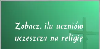 Coraz mniej uczniów uczęszcza na lekcje religii