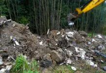 Ujawnili zakopane w ziemi odpady