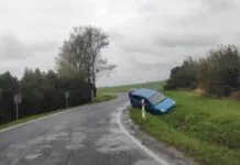Fordem do rowu. Uwaga. Ślisko na drogach w regionie.
