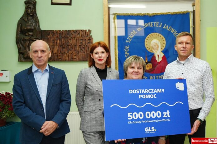 GLS Polska pomoc dla szkoły we Wleniu pół miliona 16