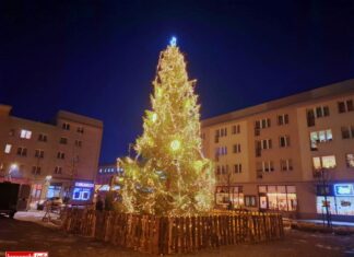 Miejska choinka już przyozdobiona