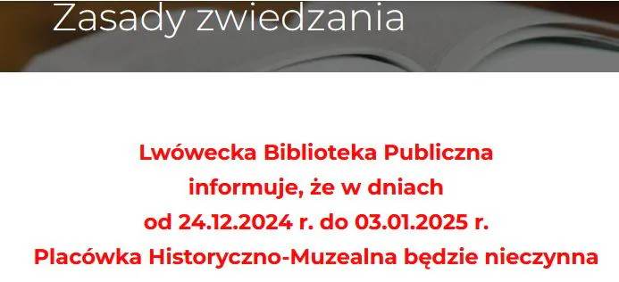 Urlop dłuższy niż loch głodowy 1 placowka historyczno muzealna