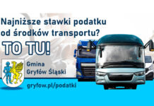 najniższe stawki podatku od środków transportu w Polsce Gryfów