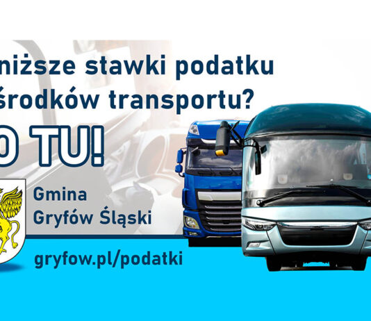 najniższe stawki podatku od środków transportu w Polsce Gryfów