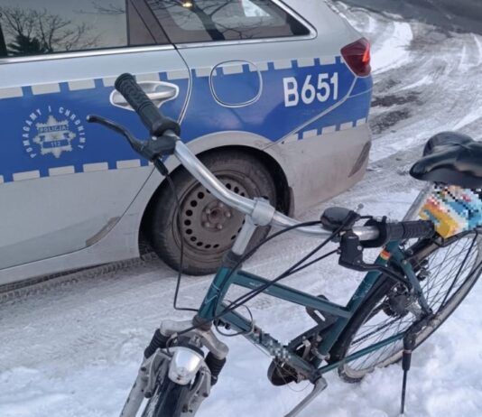 Wracał do domu rowerem. Zatrzymała go policja