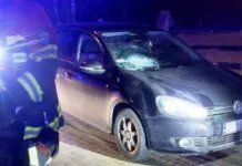 Potrącenie pieszego. Na miejscu pogotowie, straż i policja