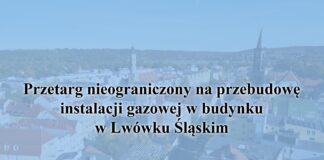 Przetarg nieograniczony na przebudowę instalacji gazowej w budynku