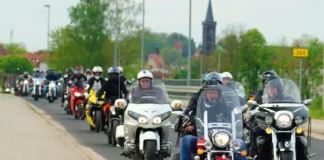 zlot motocyklistów Lwówek Dworek