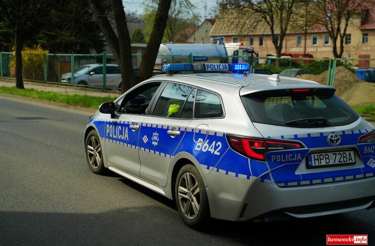Policyjny pościg ulicami Lwówka Śląskiego