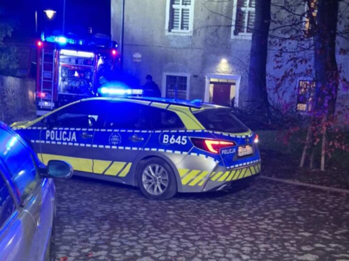 pożar komin lubomierz 1