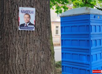 pomnik przyrody Wleń plakat Nawrocki