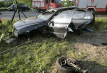 Wracał z pracy. Stracił panowanie nad samochodem