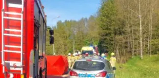 Dramat na drodze. Poważny wypadek na drodze wojewódzkiej