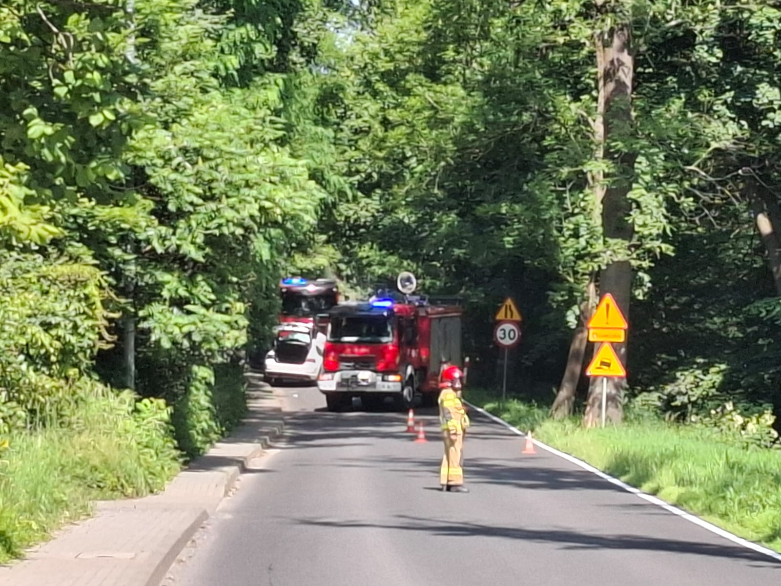 Wypadek w Lwówku Śląskim
