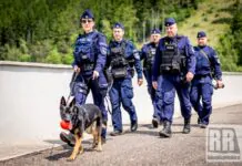 Lwóweccy policjanci wzięli udział w ćwiczeniach na zaporze