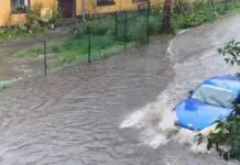 Oberwanie chmury i podtopienia w Świeradowie- Zdroju