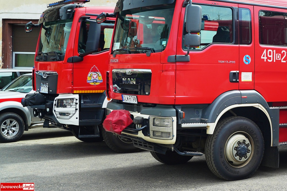 Pożar mieszkania przy ulicy Jana Pawła II w Lwówku Śląskim