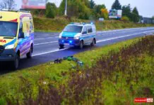 Potrącił pieszego i odjechał