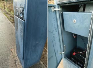 Nocny napad na parkomat