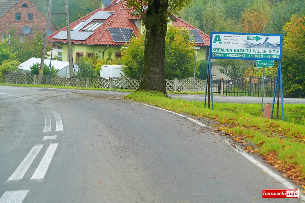 remont dw297 Pasiecznik Lwowek Slaski objazd 06