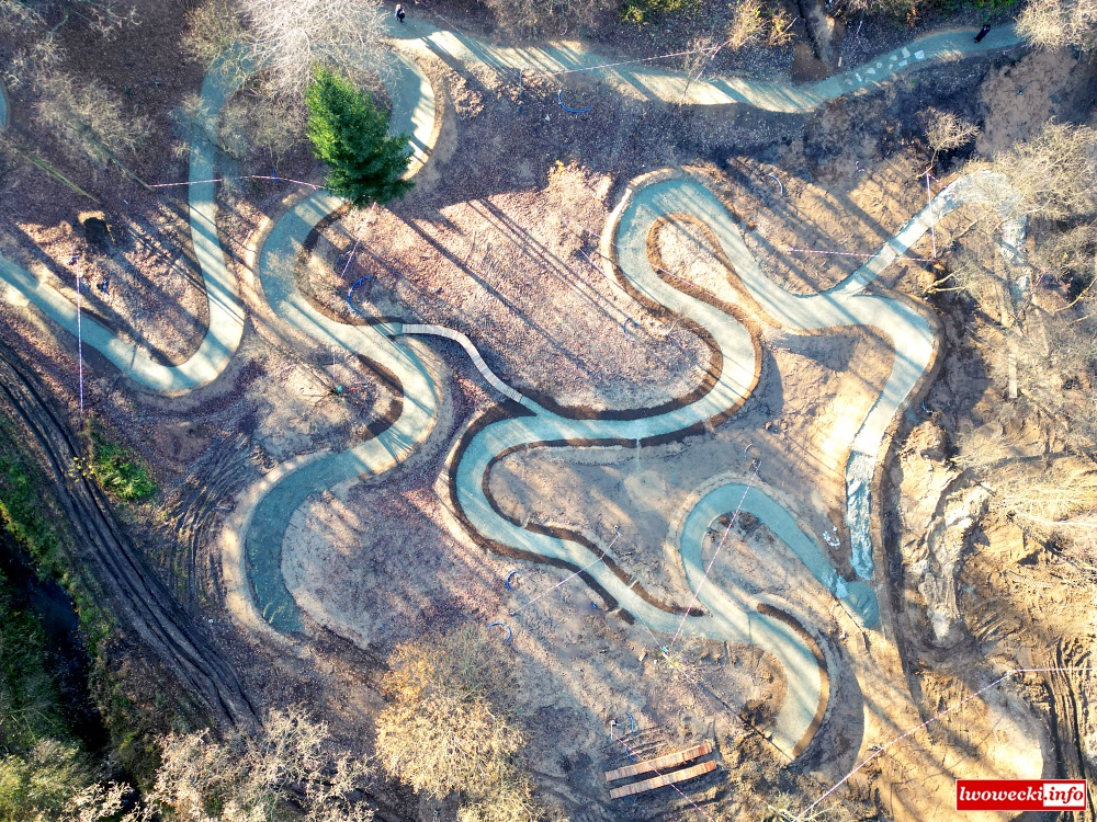 Rowerowy Park Umiejętności w Gryfowie Śląskim. Budowa dobiega końca