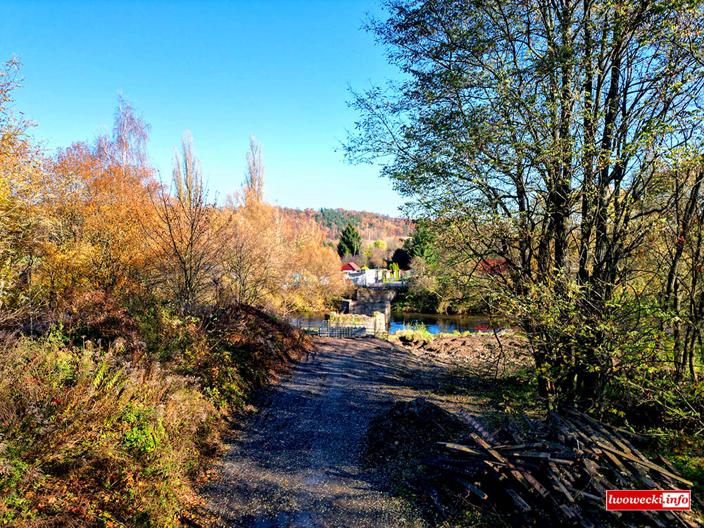 kładka Rodzinne Ogrody Działkowe Wyzwolenie w Lwówku Śląskim odbudowa