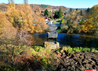 kładka Rodzinne Ogrody Działkowe Wyzwolenie w Lwówku Śląskim odbudowa