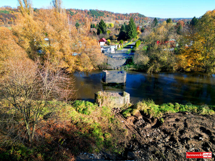 kładka Rodzinne Ogrody Działkowe Wyzwolenie w Lwówku Śląskim odbudowa