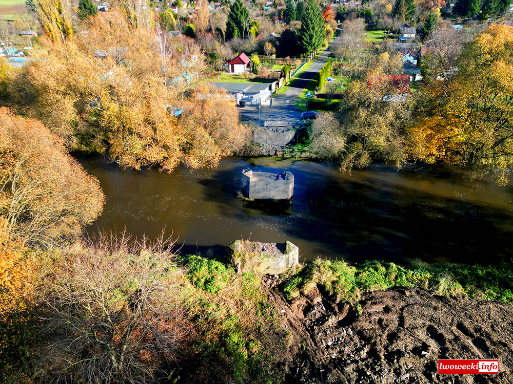 kładka Rodzinne Ogrody Działkowe Wyzwolenie w Lwówku Śląskim odbudowa