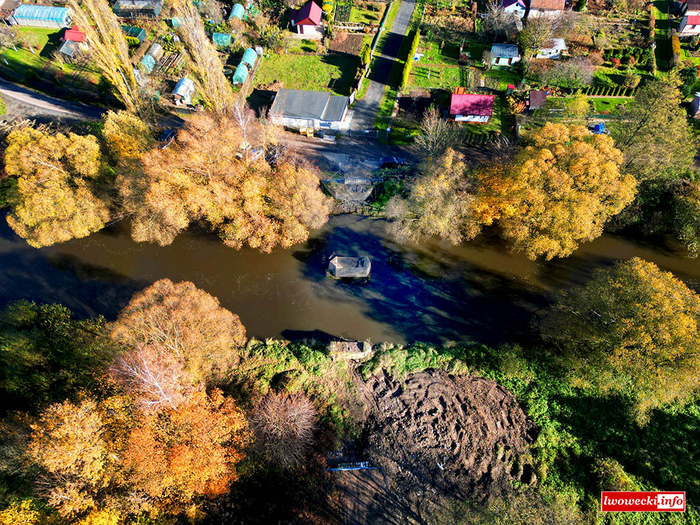 kładka Rodzinne Ogrody Działkowe Wyzwolenie w Lwówku Śląskim odbudowa