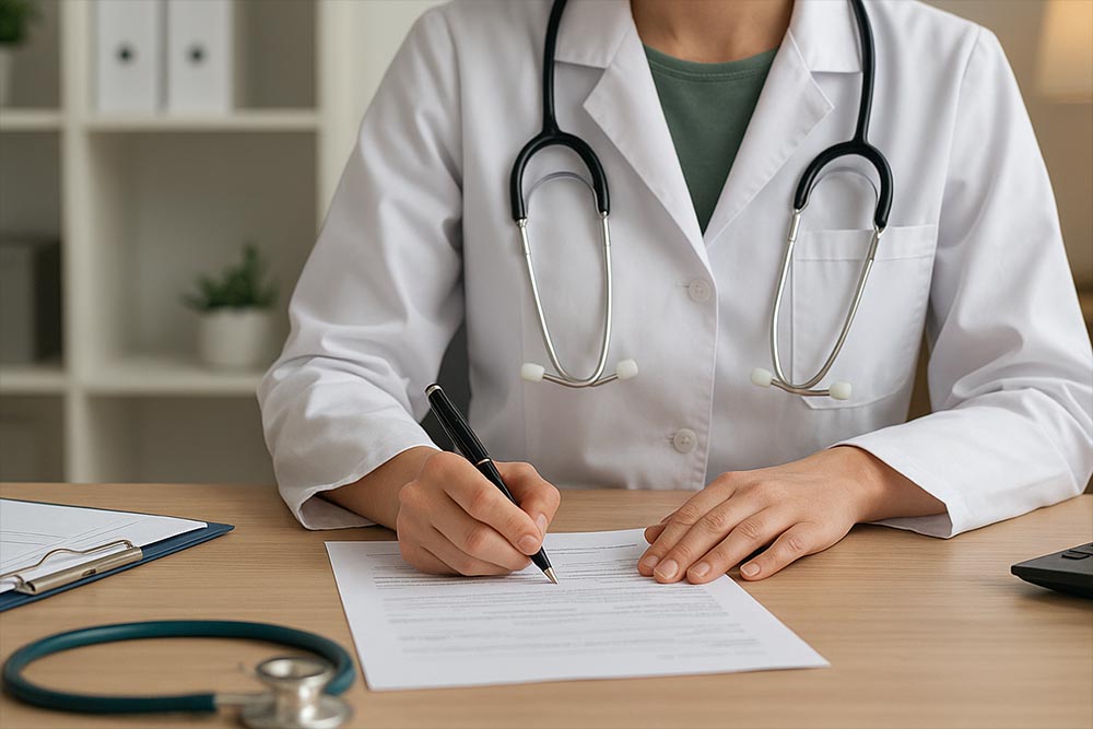 Lekarka oskarżona o wystawianie lewych zwolnień