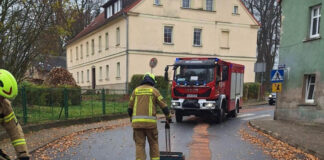Strażacy dysponowani do miejscowego zagrożenia w Lubomierzu