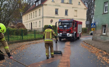 Strażacy dysponowani do miejscowego zagrożenia w Lubomierzu