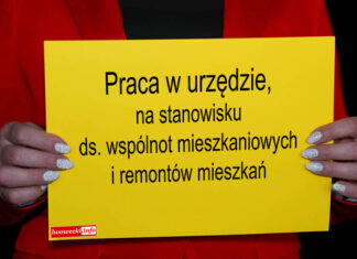 Praca w urzędzie, na stanowisku ds. wspólnot mieszkaniowych i remontów mieszkań