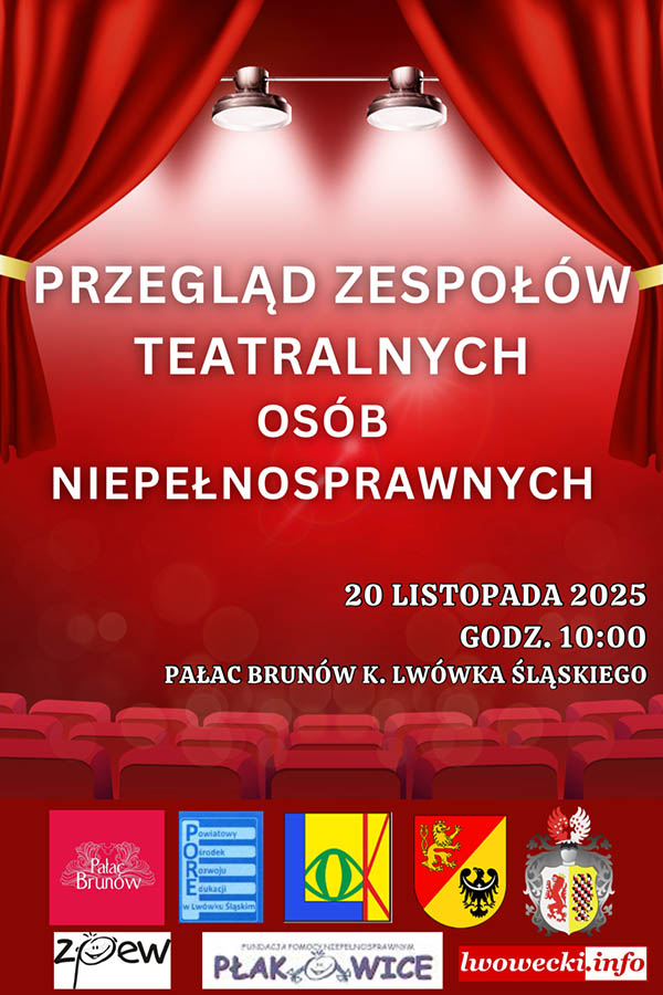 Zapraszamy na Przegląd Zespołów Teatralnych Osób z Niepełnosprawnościami