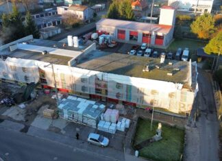 Trwa termomodernizacja budynku Komendy Powiatowej PSP w Lwówku Śląskim