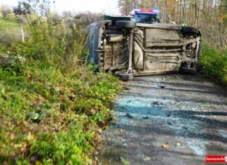 Dachowanie na wąskiej drodze